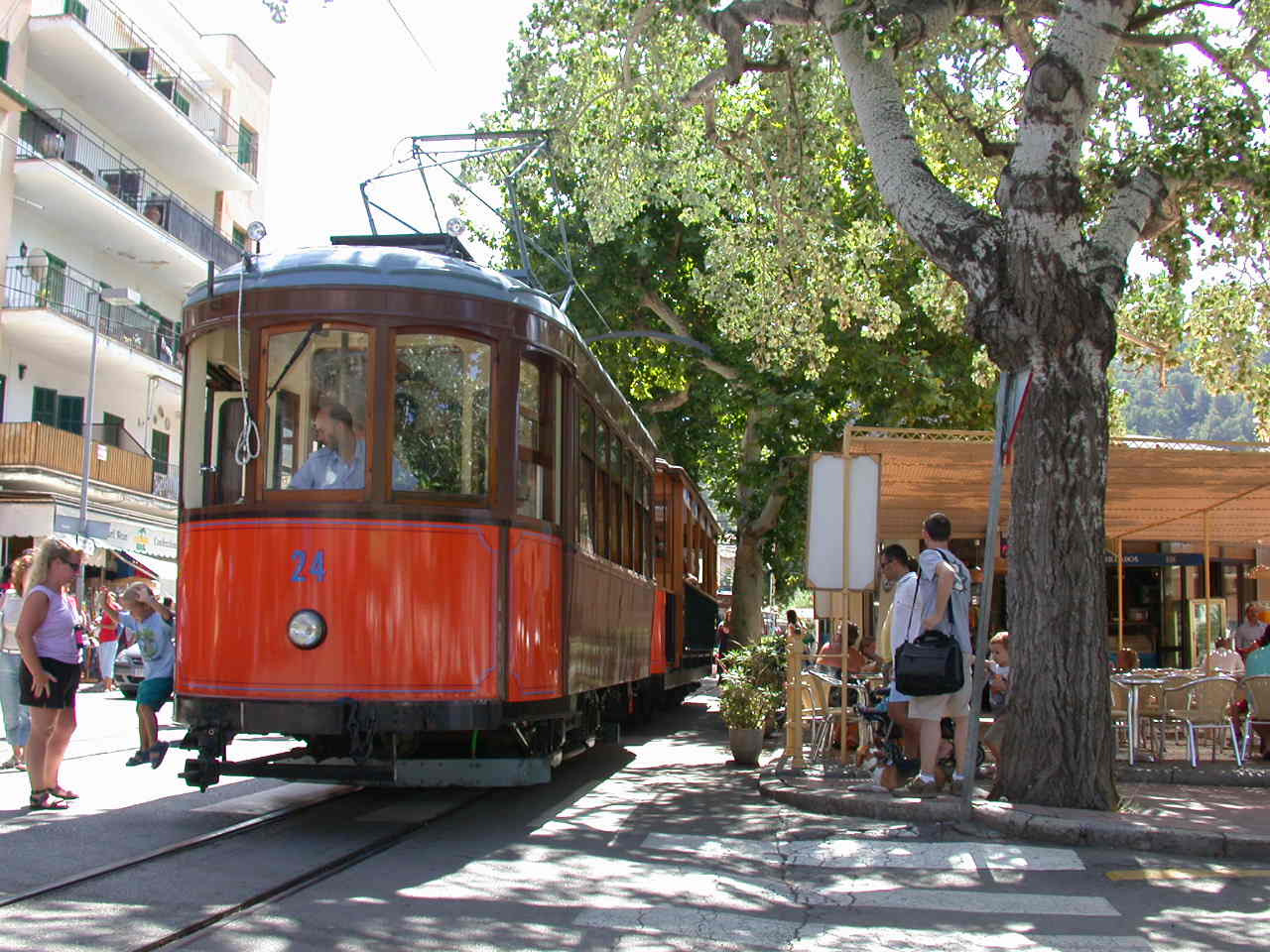 Soller, Mallorca, Spanien, Strassenbahn