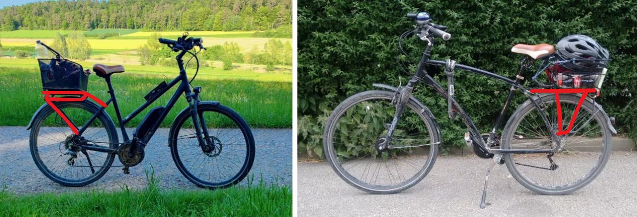 Fahrrad mit Korb