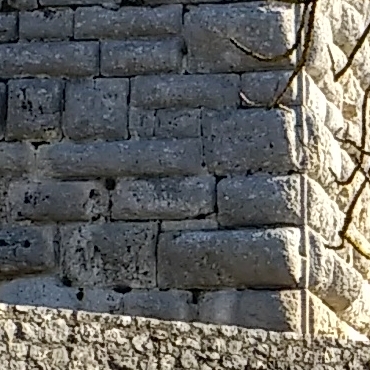 Buckelquader, Ruine Hohen-Gundelfingen, Lautertal, Deutschland