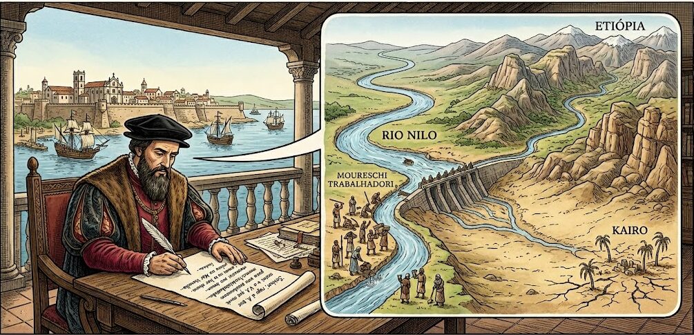 Afonso de Albuquerque plant die Umleitung des Nils