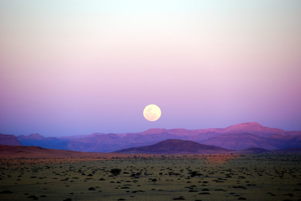 Sonnenuntergang, Namibia, Afrika