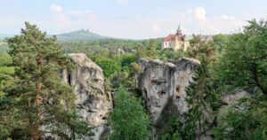 Böhmisches Paradies bei Schloss Hrubá Skála, Tschechien