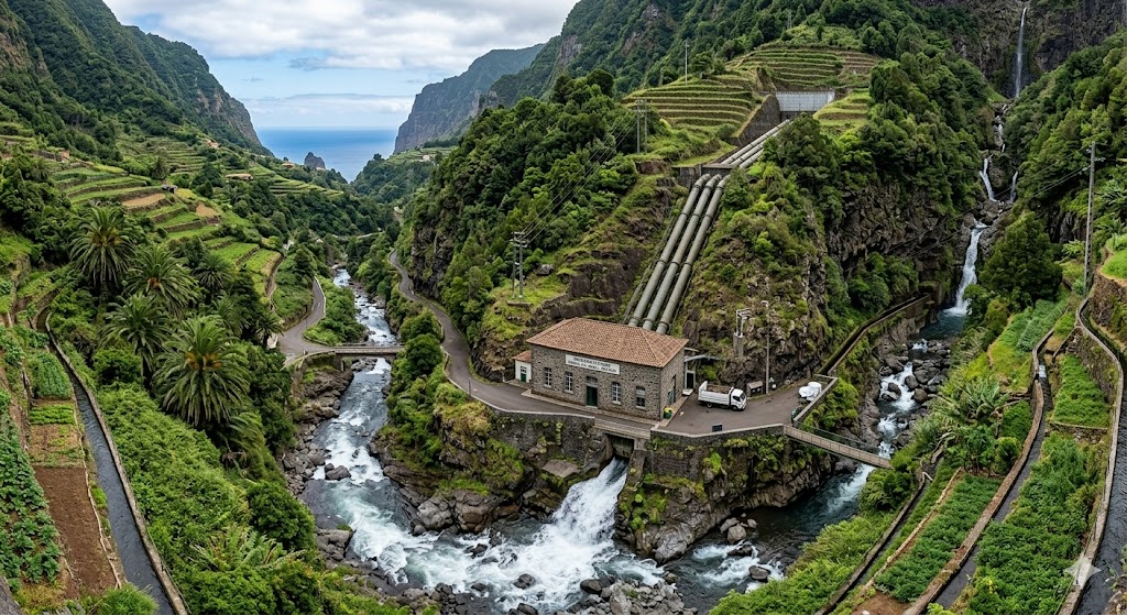 Wasserkraftwerk Madeira